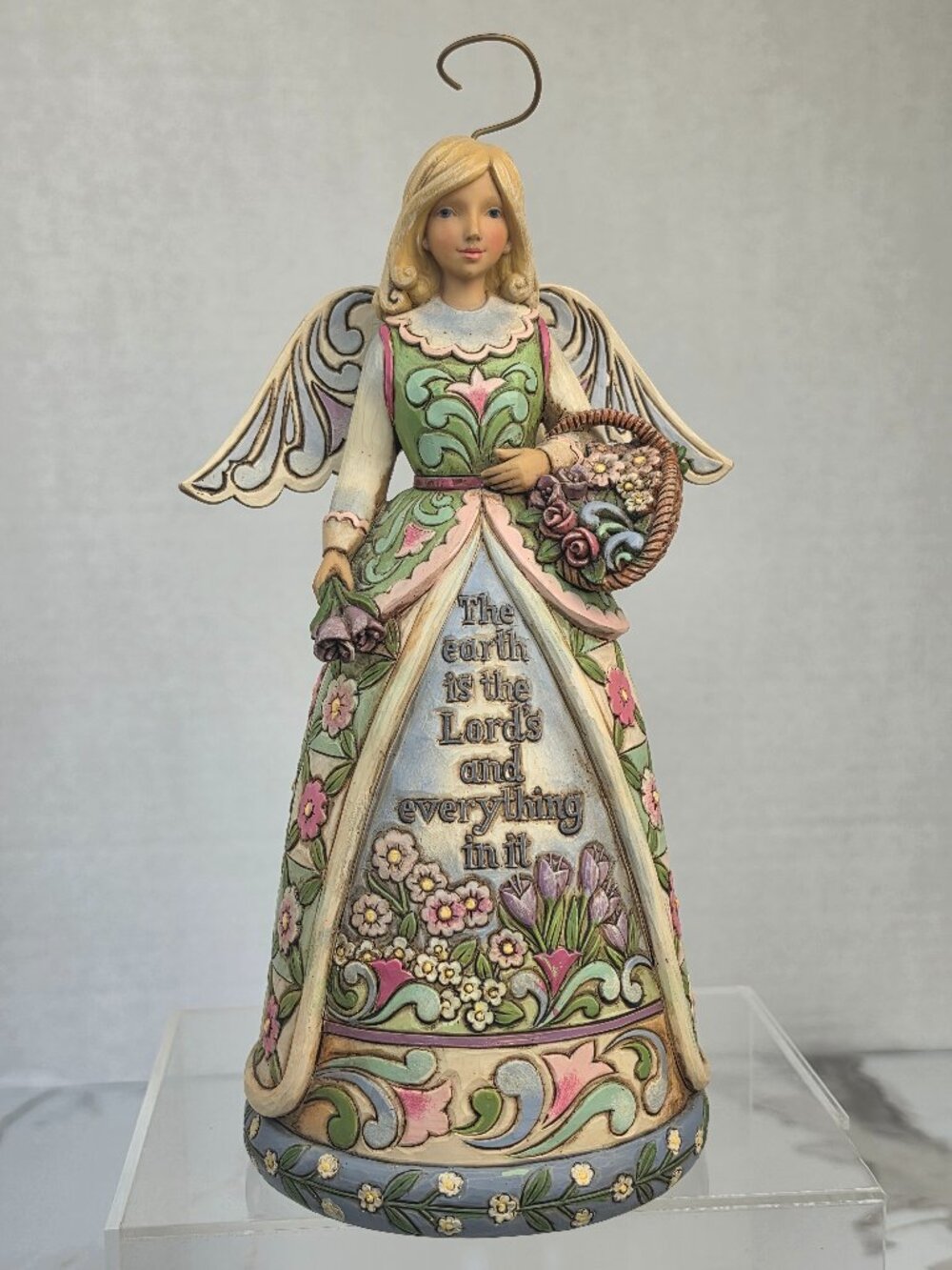 Jim Shore Glory in the Garden Inspirational Angel 4022557 Cottagecore Figurine